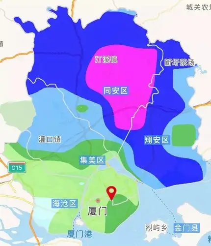 昨天晚上到今天凌晨三点半,我市同安区,翔安区普降大到暴雨,局地大