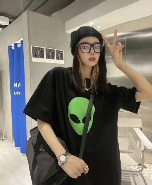 巴黎世家balenciaga外星人短袖t恤