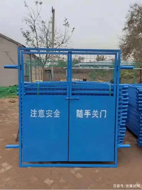 电梯井口防护门与停止装置搭配满足更好的保障安全