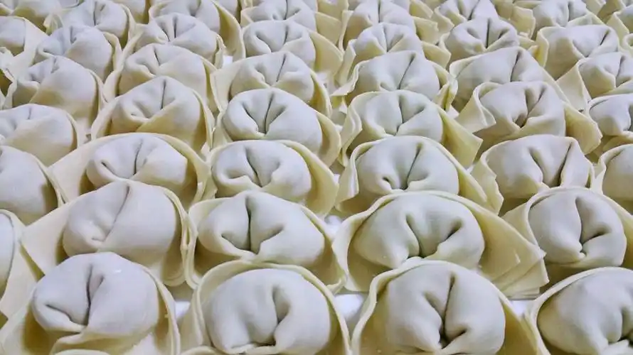 电饼铛芹菜香菇馄饨