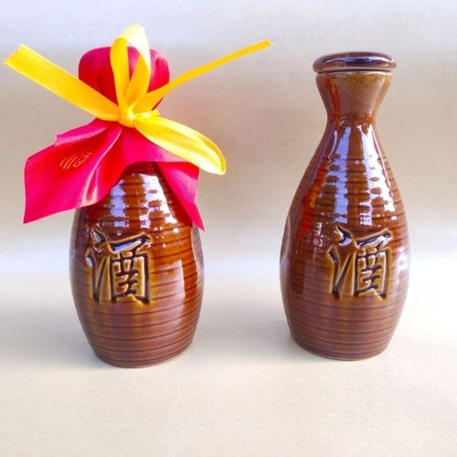 四川隆昌小瓶空清酒瓶日式古风空白摆饰装饰品100ml装2两空酒瓶