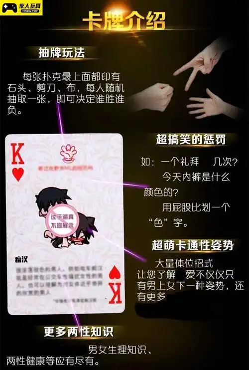 夫妻调情情趣扑克纸牌成人情侣游戏玩具夫挑逗体位姿势筛骰子用品天地