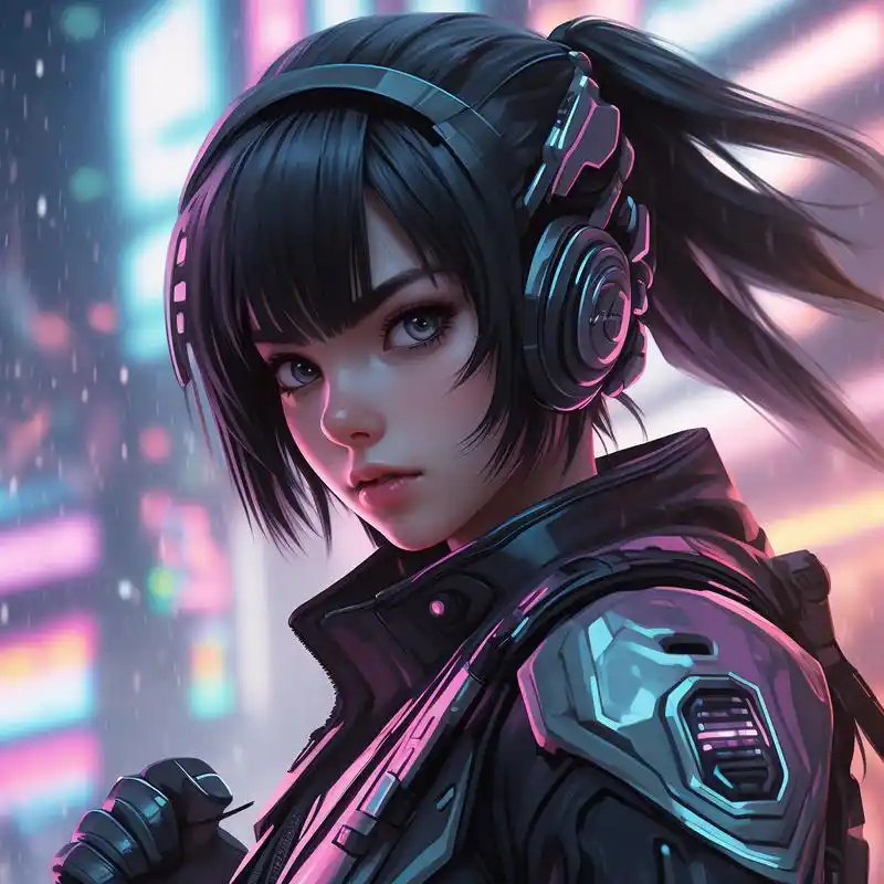 赛博朋克风头像99未来科技感十足 超酷的赛博朋克风格头像来啦!