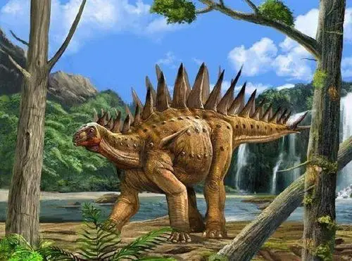 剑龙为一种巨大的草食性恐龙,一种生存在侏罗纪晚期的食草性动物.
