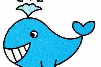 蓝鲸简笔画 蓝鲸简笔画可爱