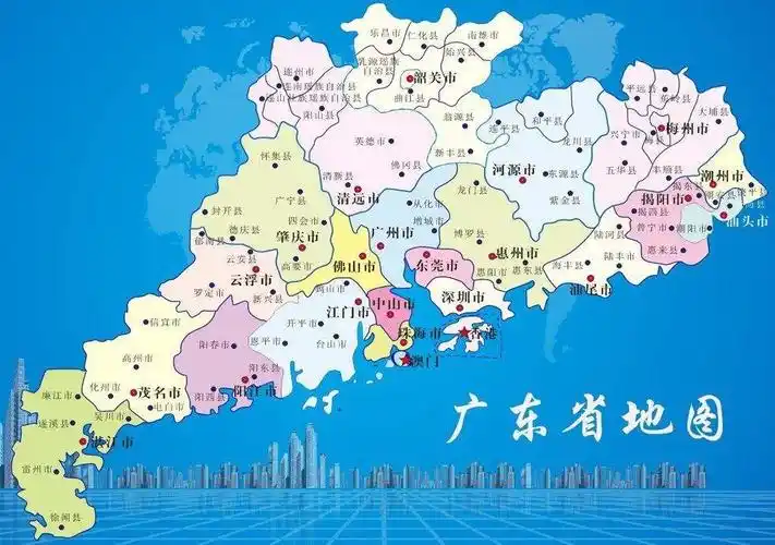 广东 地图(广东地图全图高清版图 各省市)-乐途旅游网