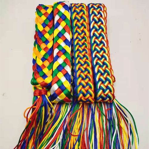 金刚结挂件藏族饰品五彩哈达辫子车内汽车装饰吉祥结藏式车挂