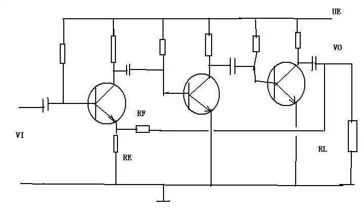 用分立元件组成电压串联负反馈电路时怎么样的