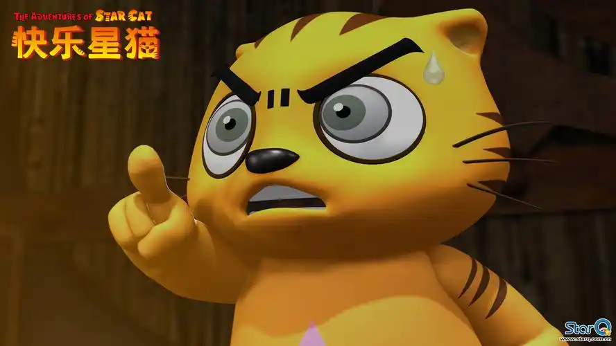 快乐星猫桌面壁纸