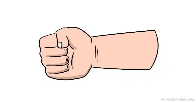 手臂儿童画怎么画 手臂简笔画图片