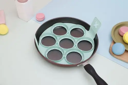 创意生活新款厨房用品食品级硅胶煎蛋模硅胶煎饼模具