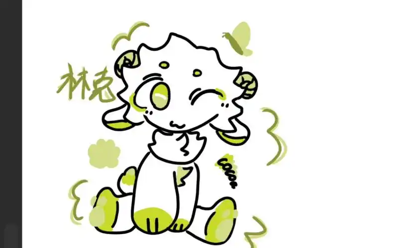 简简单单,画个副设(崽子叫林克,不是塞尔达)