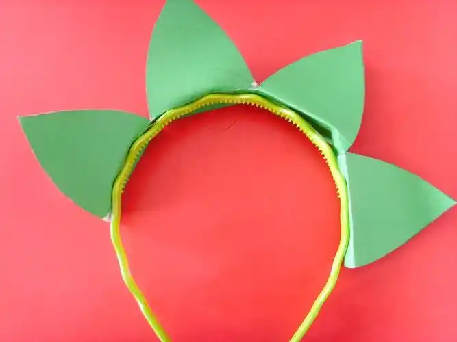 幼儿手工制作:花头饰