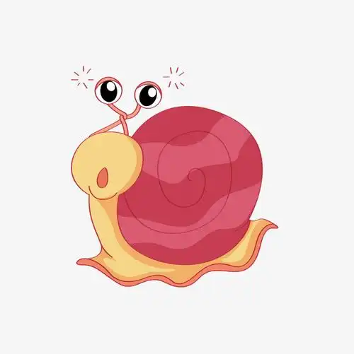 卡通卡通可爱蜗牛免抠素材