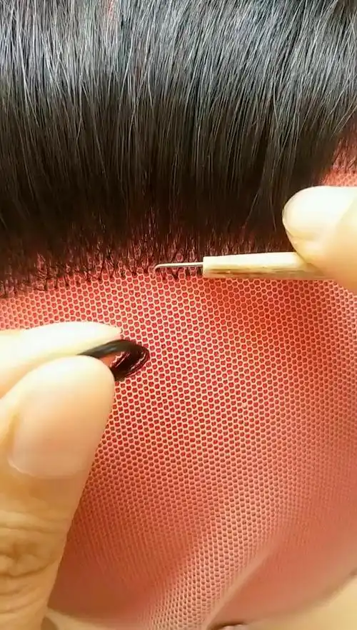 假发工厂#手工教你钩织假发