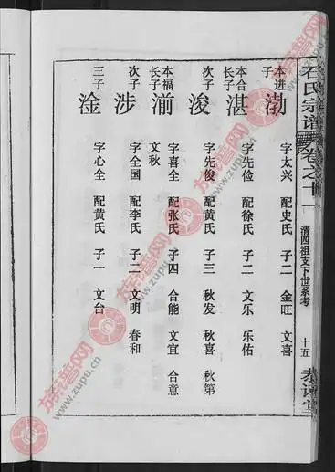 石氏宗谱12卷第3本