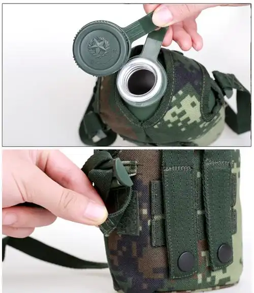 批发正品10水壶 07式陆迷彩运动水壶 际华3522铝制壶 含水壶套