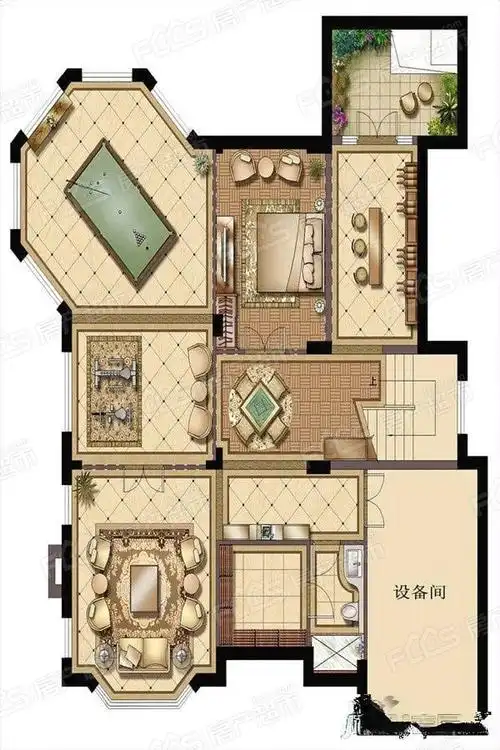 银丽高尔夫别墅户型图有哪些户型银丽高尔夫别墅房子户型好不好