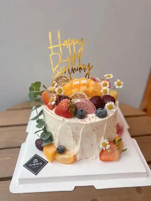 森系小清新水果蛋糕