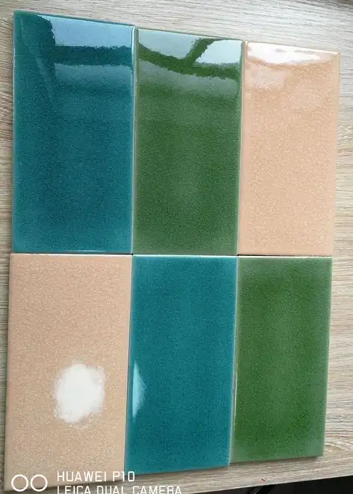 冰裂纹瓷砖彩色釉面砖手工砖内墙砖山东厂家批发100200mm