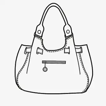 妈妈级拎包简笔画