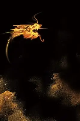 金光金龙周年庆典黑色海报背景