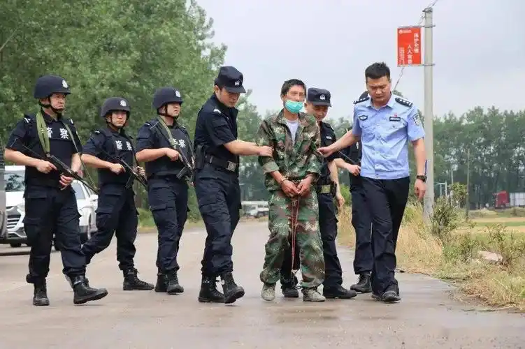 抓捕现场视频六安警方出动100余人武装押解公开指认现场