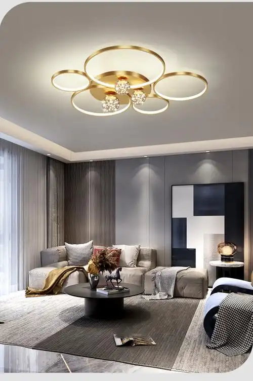 冠华照明ganva客厅灯2021年新款简约现代大气吸顶灯北欧轻奢满天星