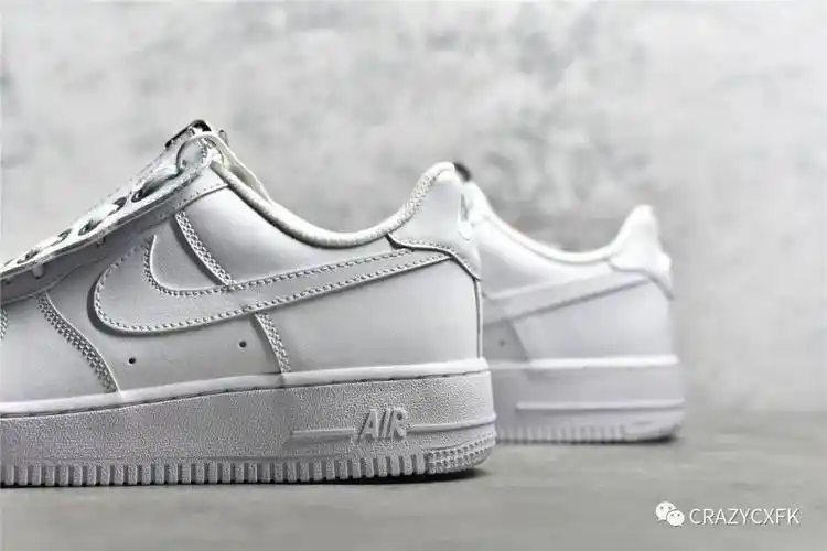 耐克nikeairforce1lowshroud空军一号拉链鞋舌经典低帮运动鞋