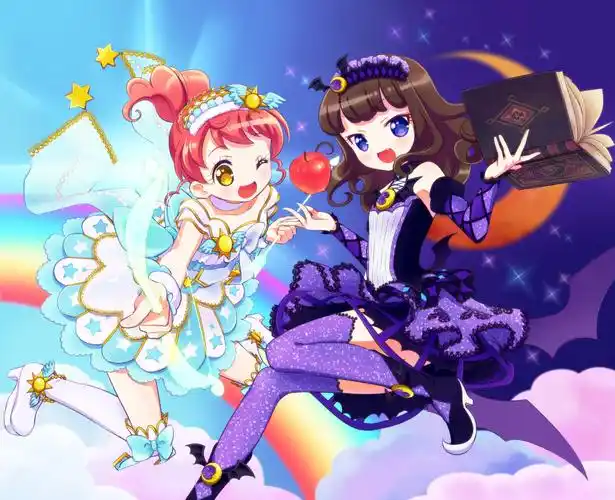 星光乐园 プリパラ [黑须茱香/白玉蜜柑]