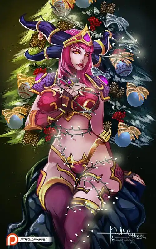 魔兽世界#生命总会在最黑暗的地方绽放---阿莱克丝塔萨