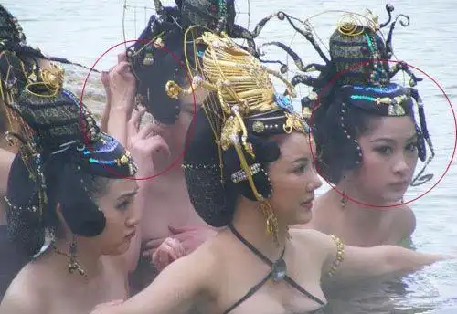 新西游记七位蜘蛛精洗澡照曝光 网友批演技烂