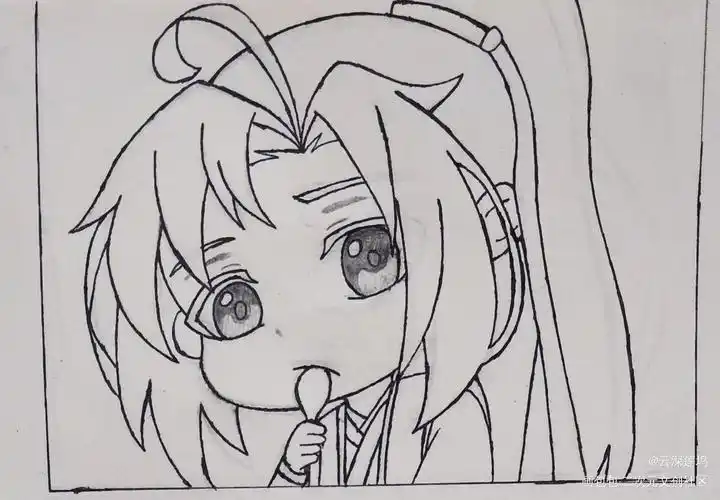 魔道祖师魏无羡q版截图临摹绘画作品