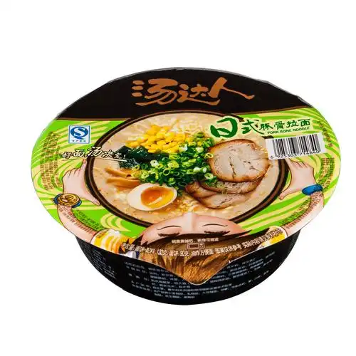统一汤达人日式豚骨拉面碗面 12碗 单口味 整箱 方便面