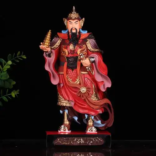 神像天王托塔李天王李靖道家居家供奉摆件摆件