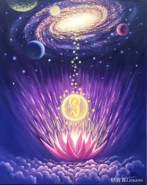 灵性画家林肯肯《宇宙意识》灵性画家林肯肯《宇宙之光》灵性画家林肯