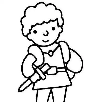 童话故事里的王子简笔画集