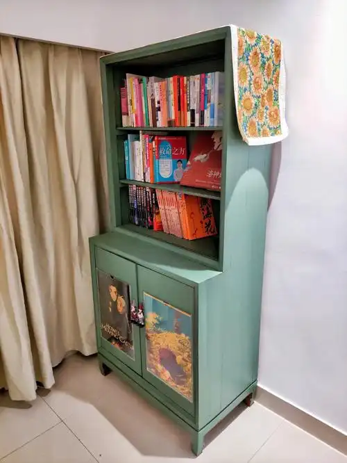 80元买的旧柜子翻新好了