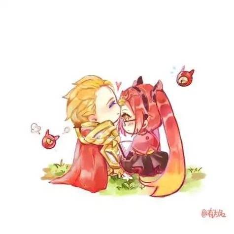 王者荣耀情侣头像安琪拉亚瑟头像