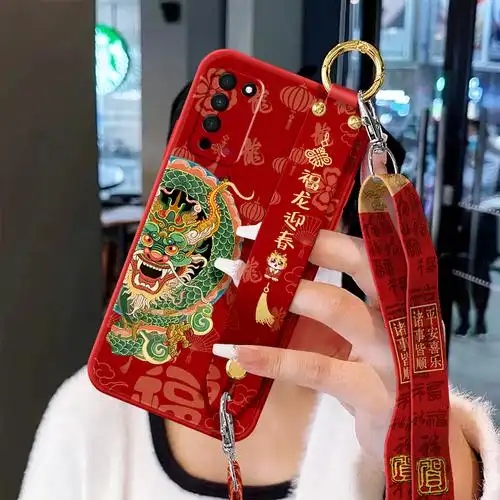 适用荣耀x10手机壳honor10新款福龙迎春x10max高级v10软硅胶9x新年9x