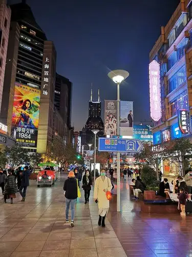 平安夜上海南京路