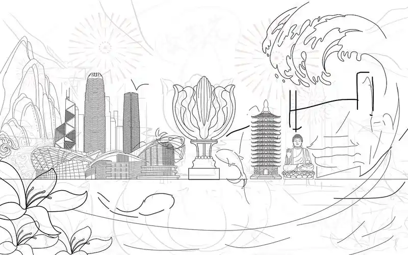 【城市插画】香港|插画|商业插画|正男子_原创作品-站酷zcool