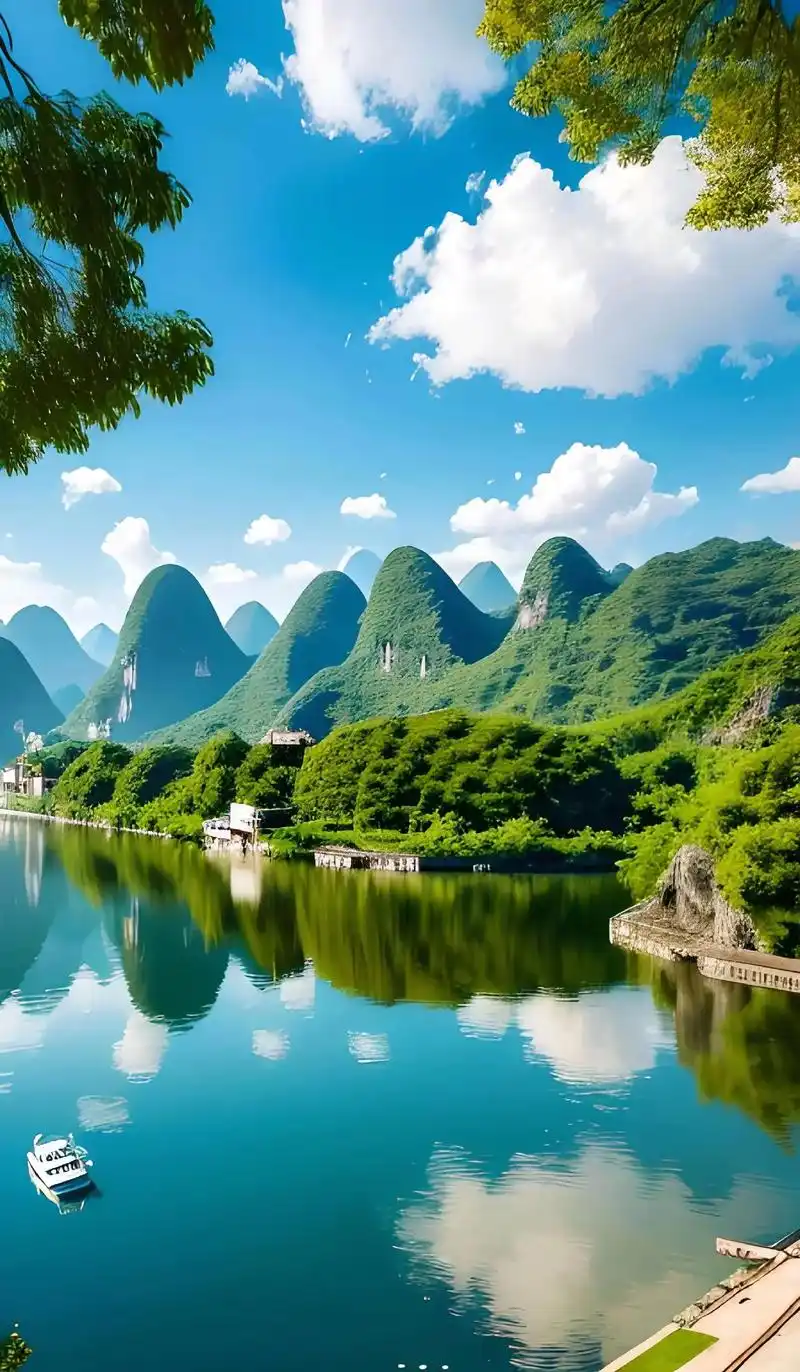 桂林山水甲天下,漓江之水甲桂林73#抖音图文来了 #旅行推荐官 - 抖