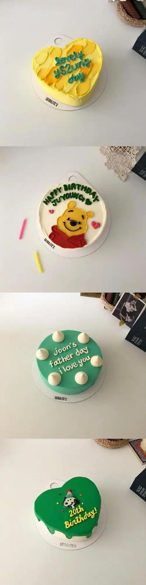 seoulites 卡通蛋糕   真好看鸭