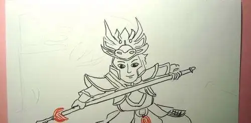 q版勇敢的马超怎么画