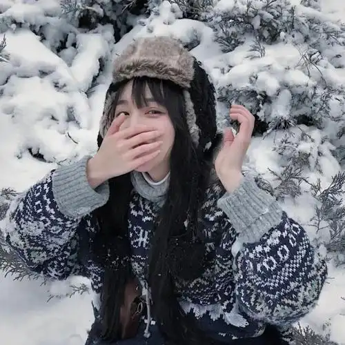 下雪头像,冬天女生头像#雪 #优质头像 #雪天拍照 #头像控 - 抖音