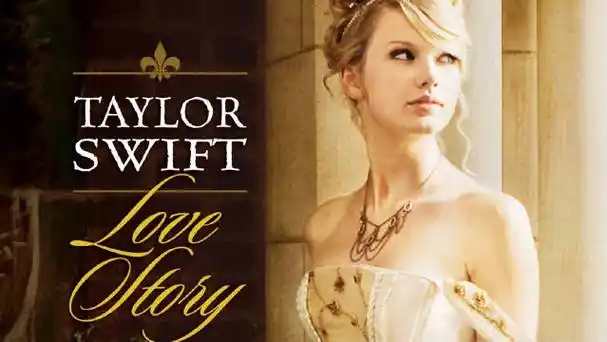 霉霉taylorswift的热单《love story》是格莱美最佳年度专辑