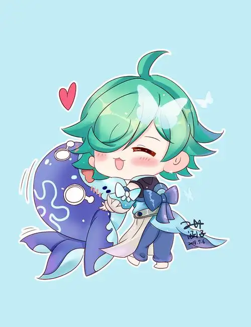 【q版】《王者荣耀》庄周 临摹阿肯老师