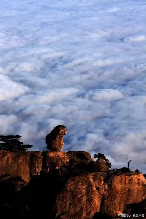 奇峰怪石的黄山令人醉