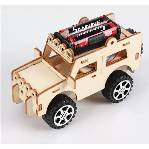 创意科技小发明diy电动吉普汽车儿童科学小手工制作材料实验玩具